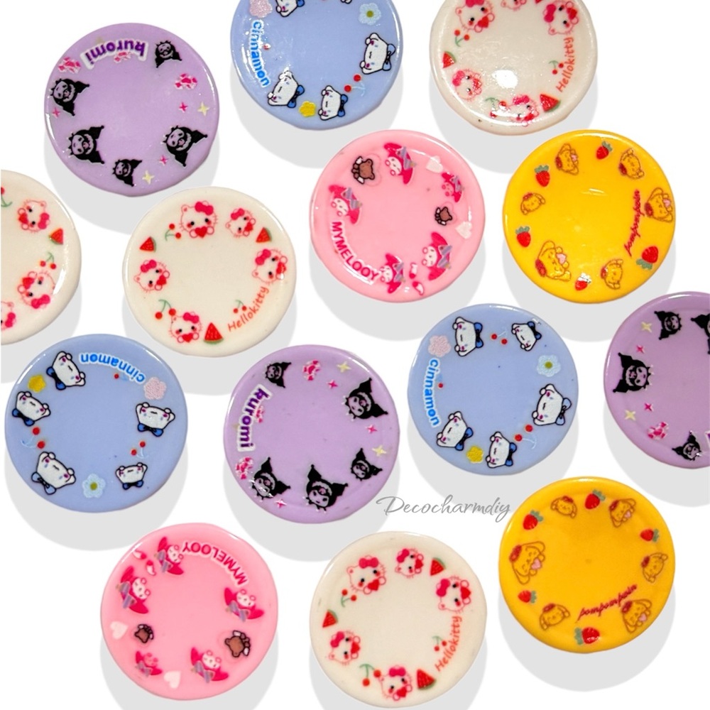Sanrio Mix Large Resin Charms for DIY Crafts • Jewelry making
